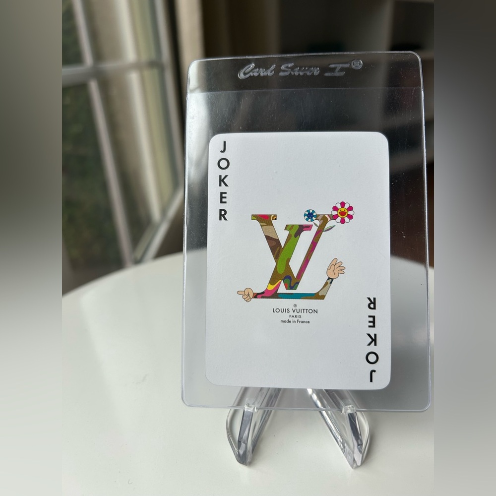 Louis Vuitton Takahashi Murakami JOKER multicolor card with MOCA LV hands - Picture 3 of 3